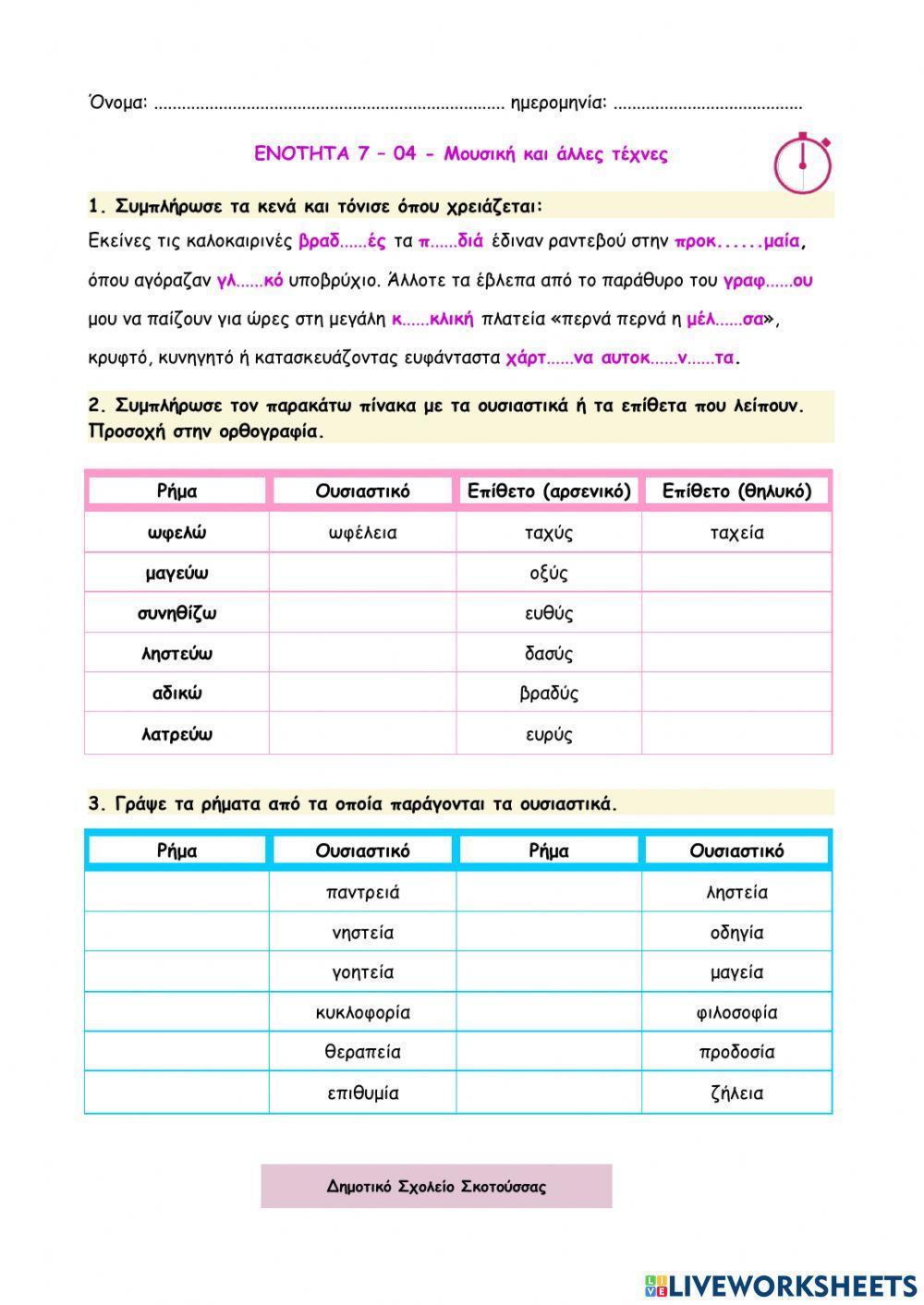 04 - Μουσική και άλλες τέχνες