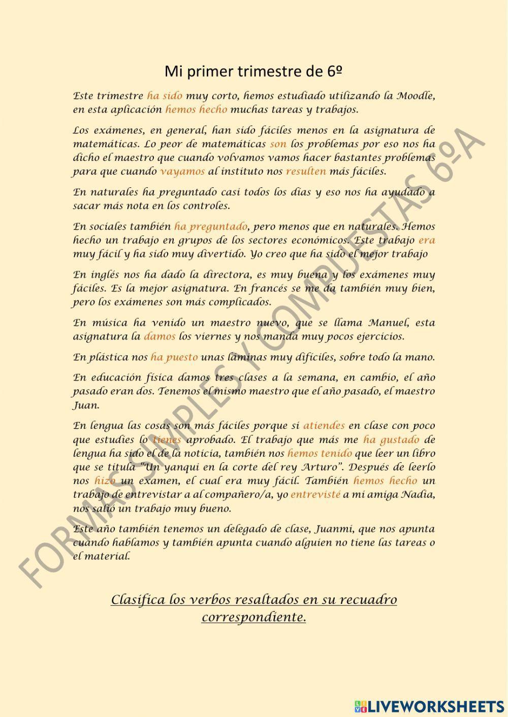 Formas simples y compuestas