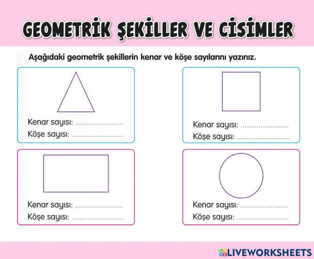 Geometrik Şekiller ve Cisimler