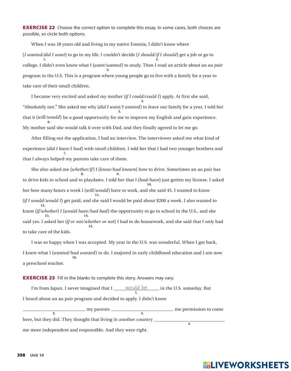 Day 39. Reported Speech 2