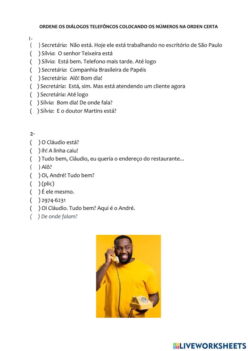 Ligação telefônica