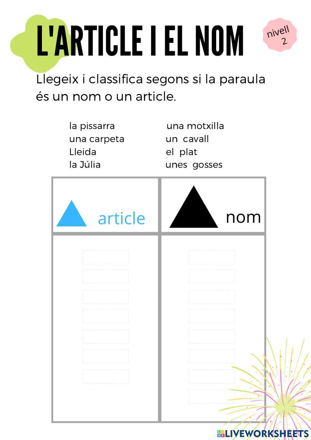 Nom i adjectiu (montessori)
