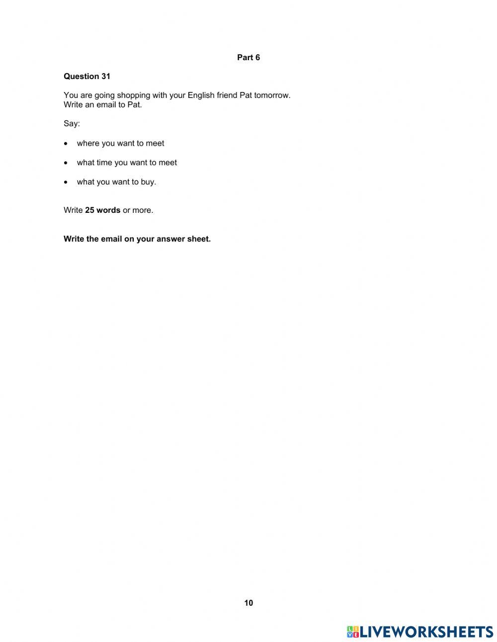 A2 Reading and Writing VL 2