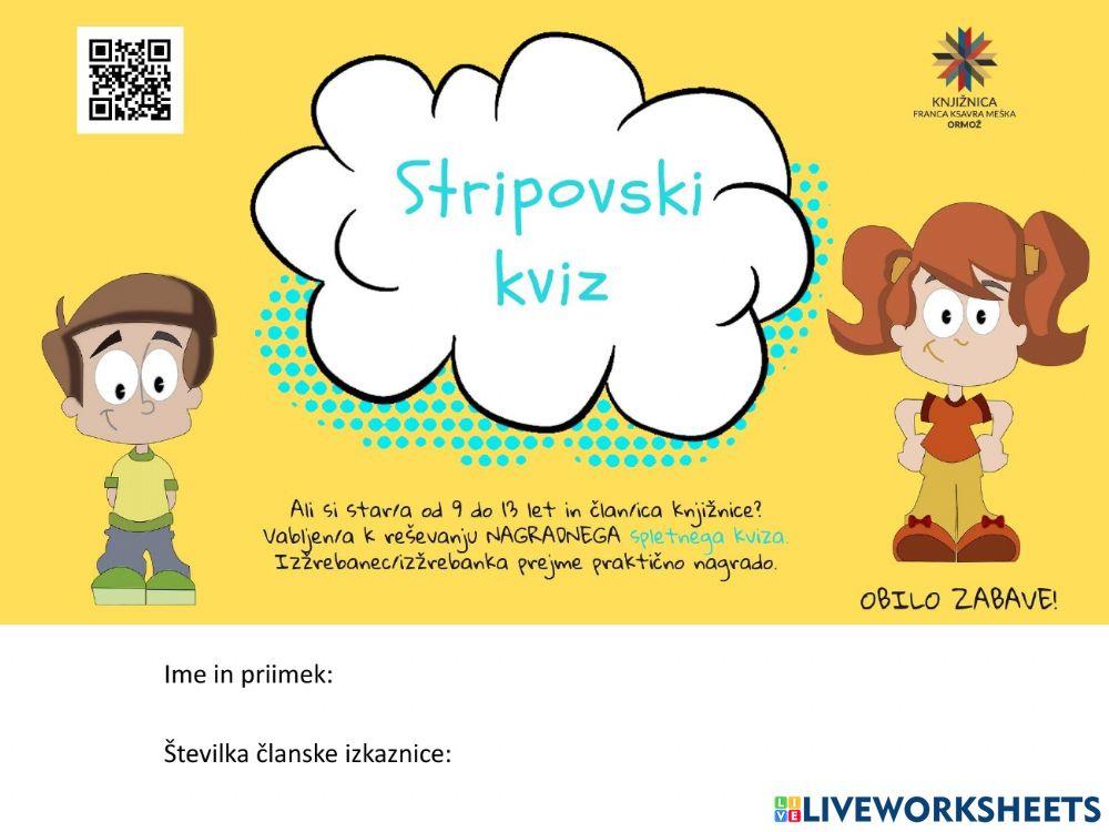 Stripovski kviz Stripovski kviz