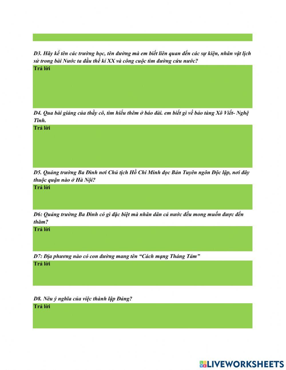 Ôn thi học kỳ 1 lớp 5