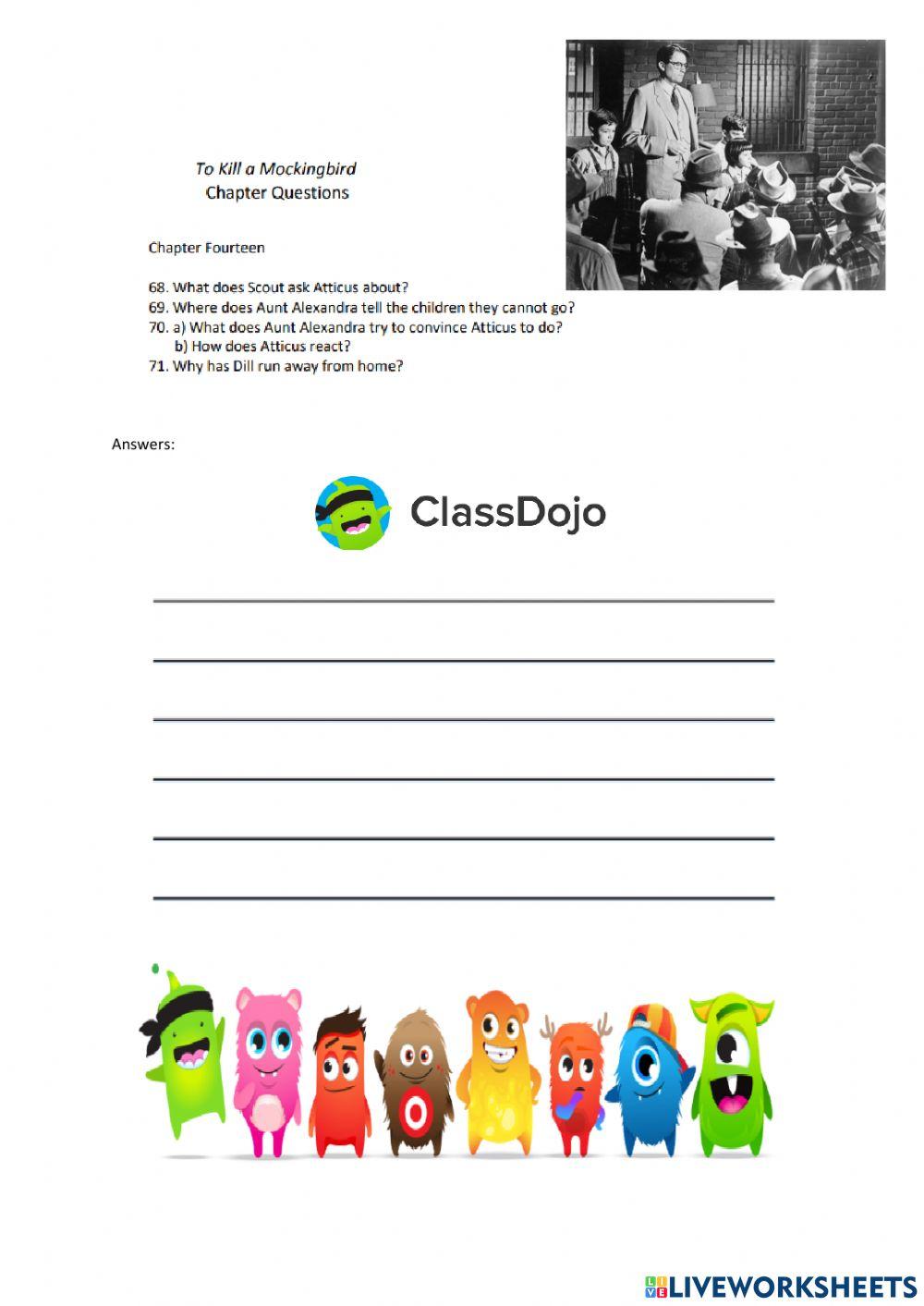 To kill a mockingbird chapter 14