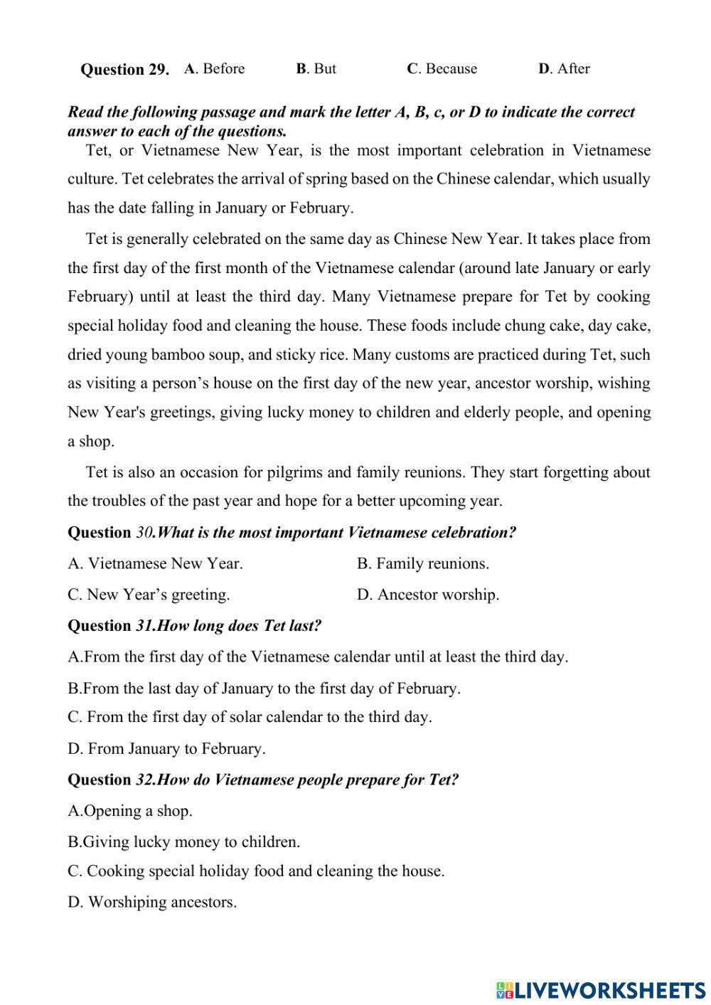 Học Kỳ 1 lớp 8