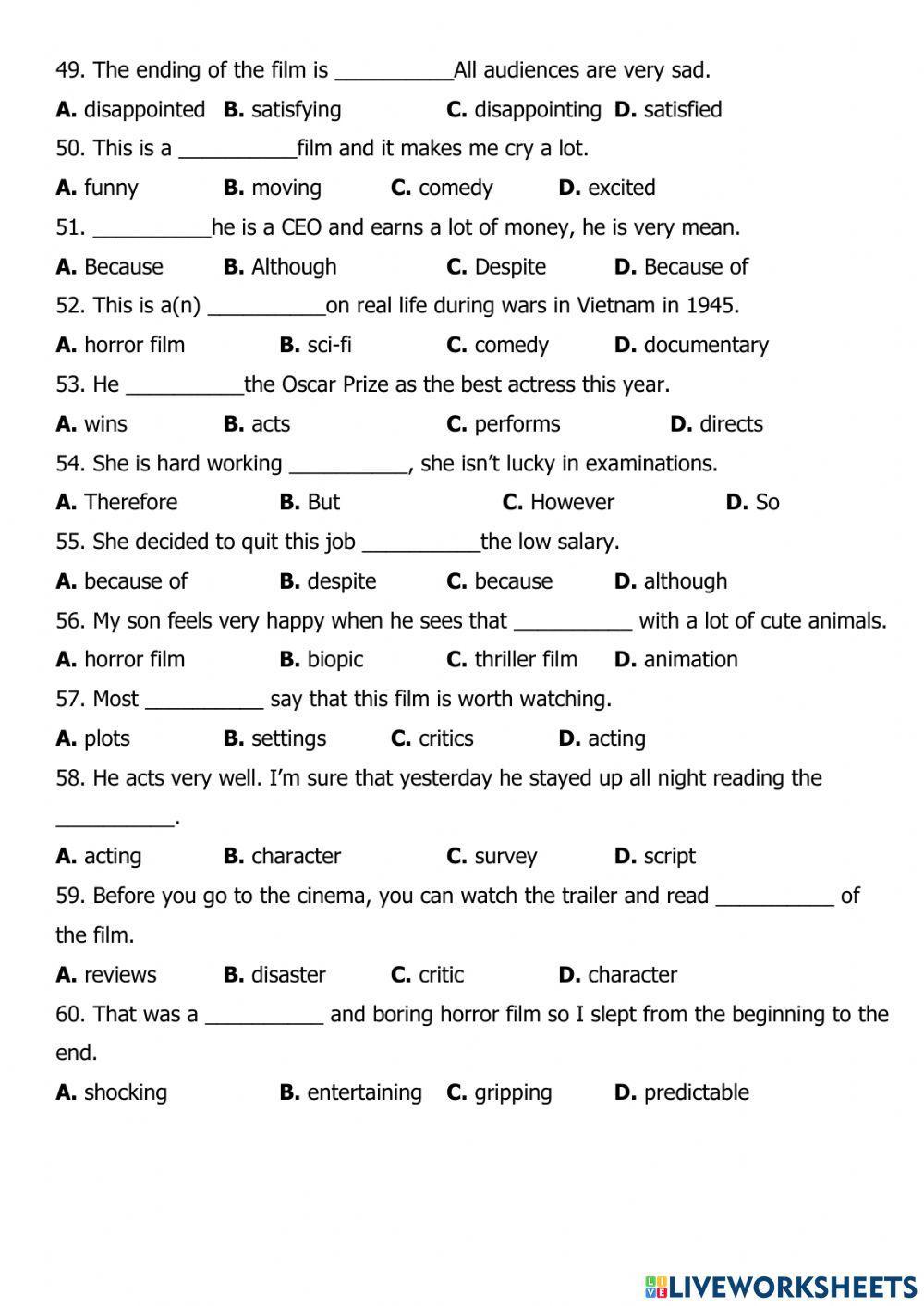 Grade 7 - Unit 8 - part A-B