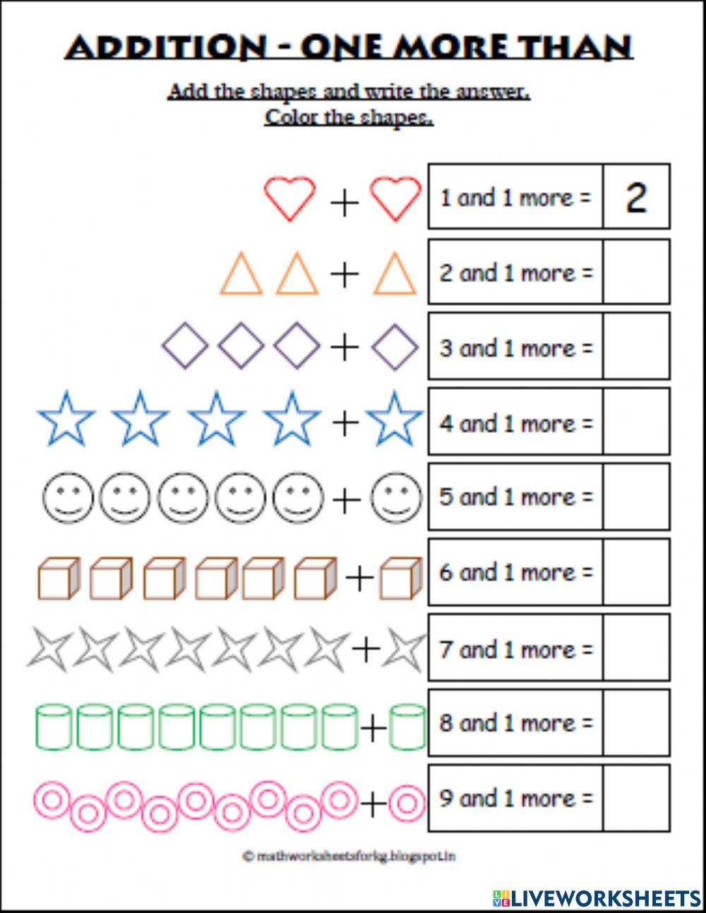 Adding 1 Adding 1