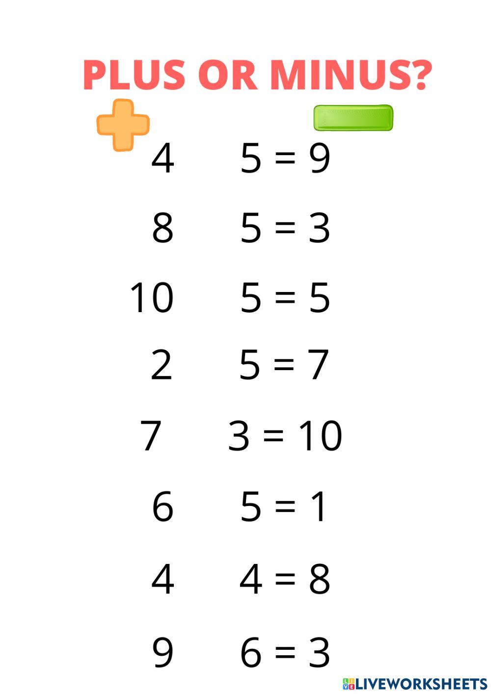 Addition & subtraction