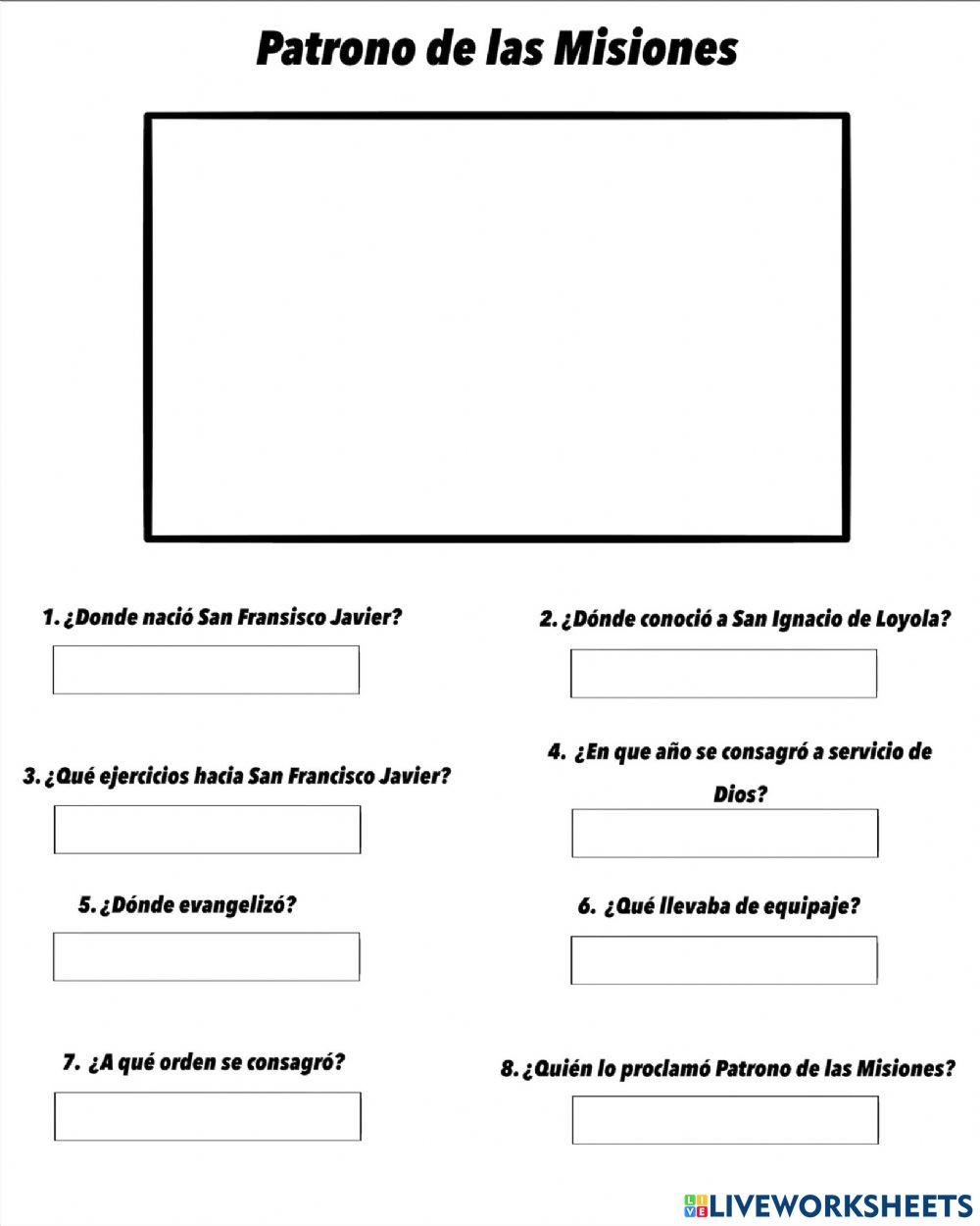 Conociendo a San Francisco Javier