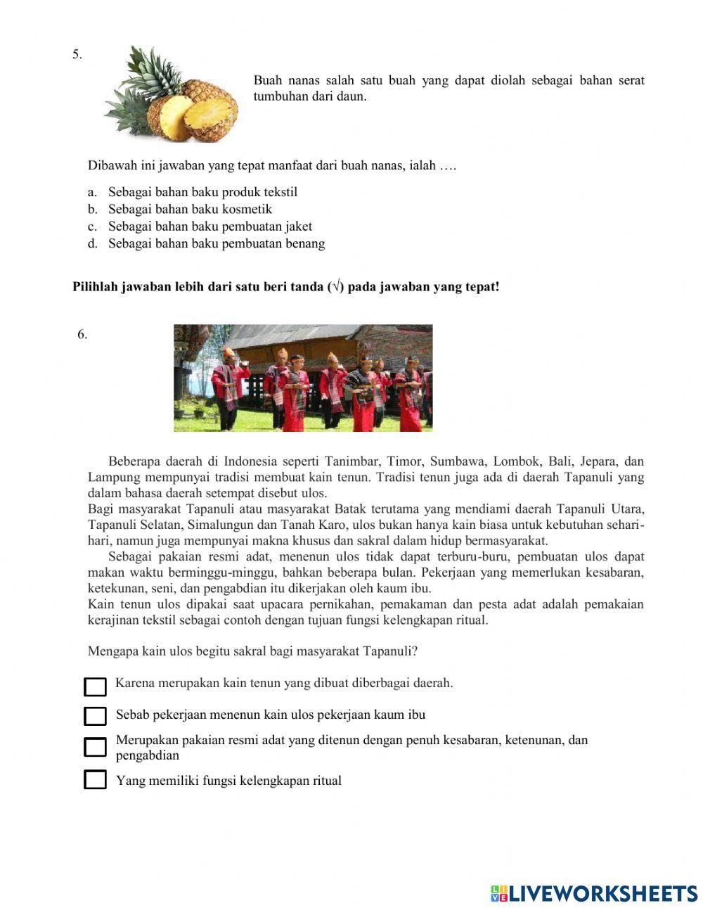 PAS Prakarya kelas 7