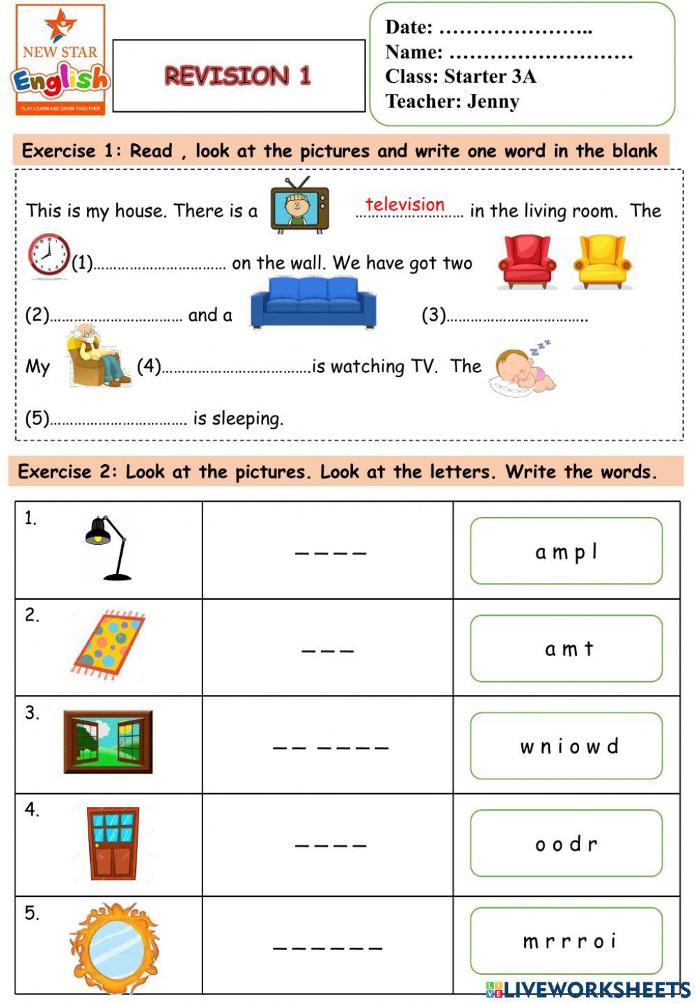 1706931 | Revision 1- Starter 3A | JennyNewstar