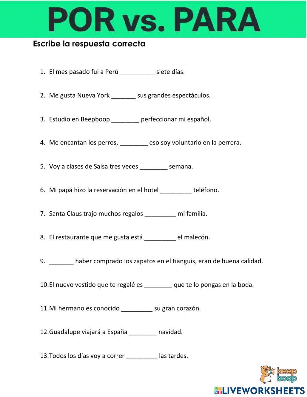 2616885 Por Vs Para Patt27 LiveWorksheets 2616885-por-vs-para-patt27-liveworksheets