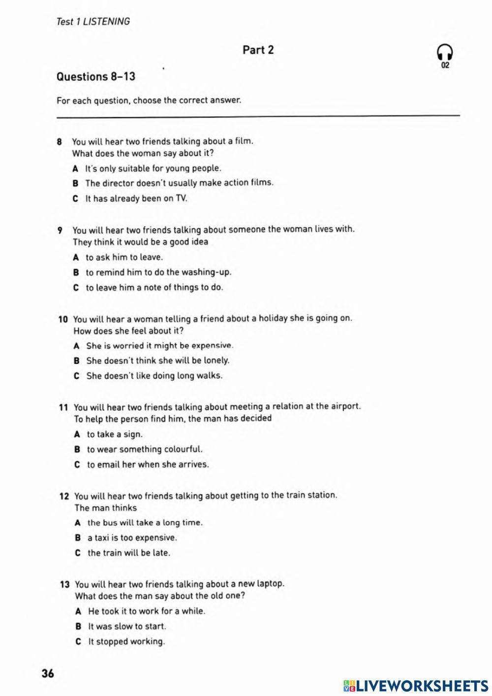 6.12.21-PET-Listening (Part 1)