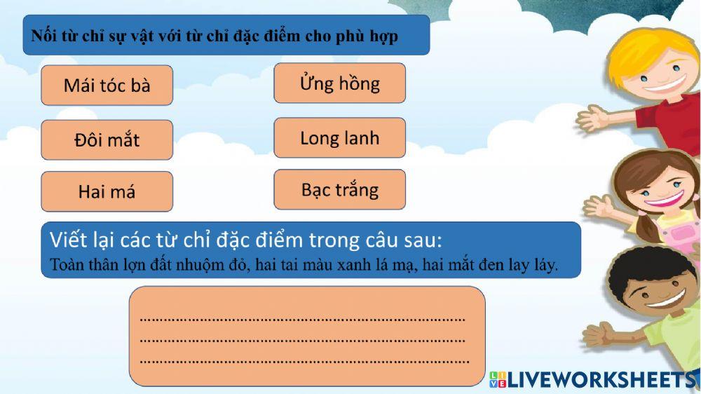 Bài tập Tiếng Việt tuần 13