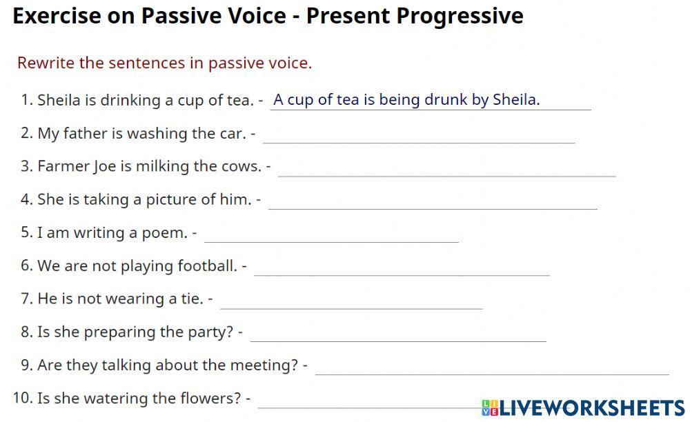 T2 - unit 9 - present continuous passive