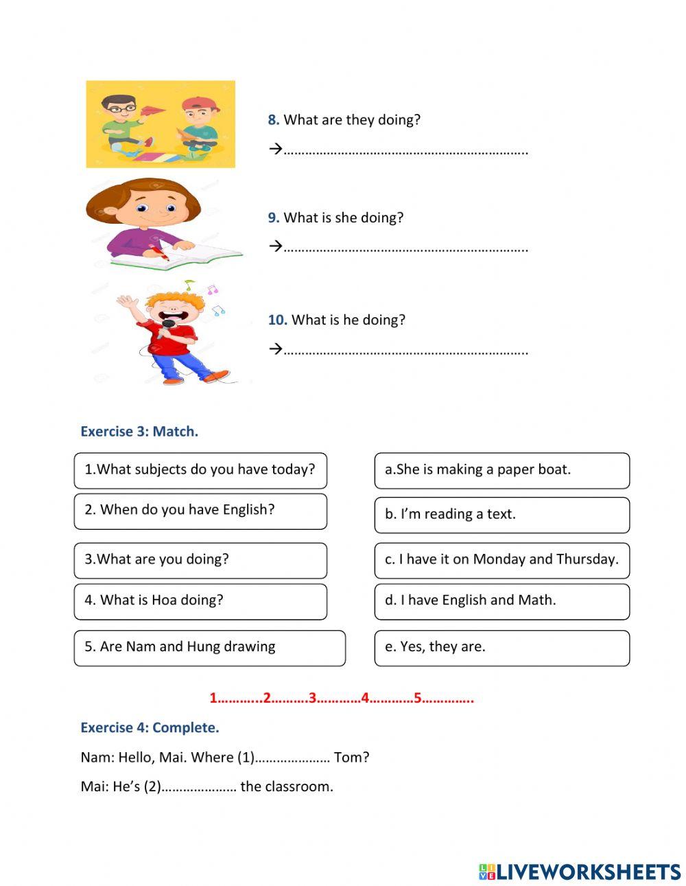 What are they doing?