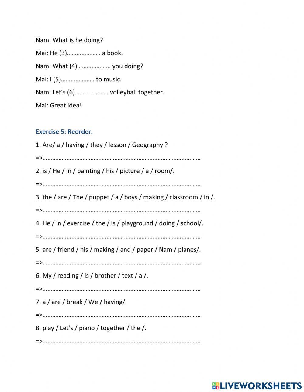 What are they doing?