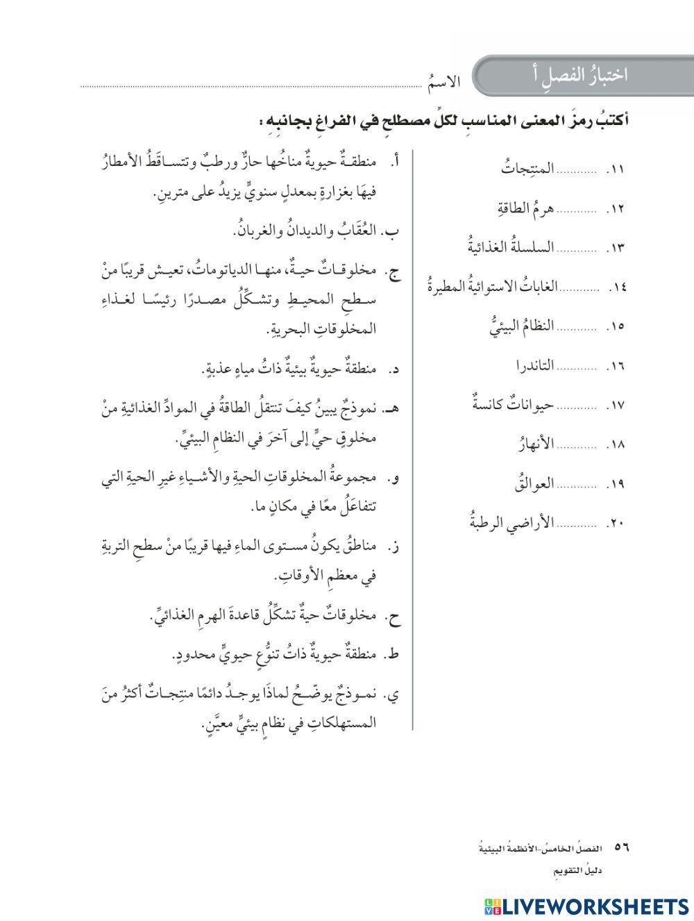 قبلي سادس للدرس 1