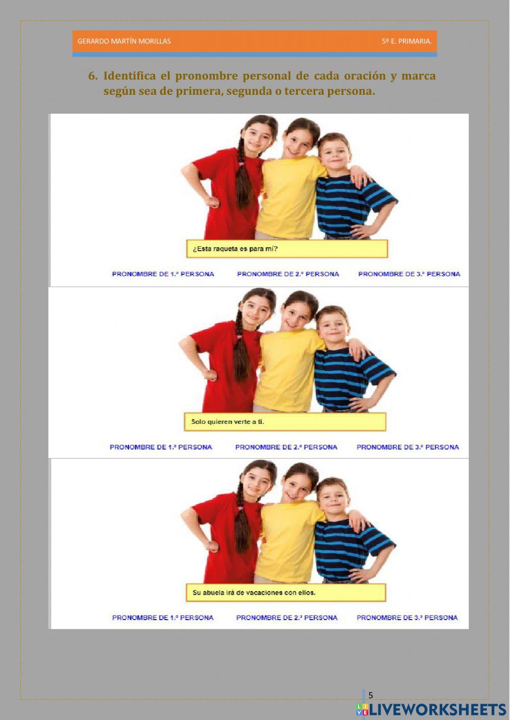 Taller de gramática I. Ficha 4.