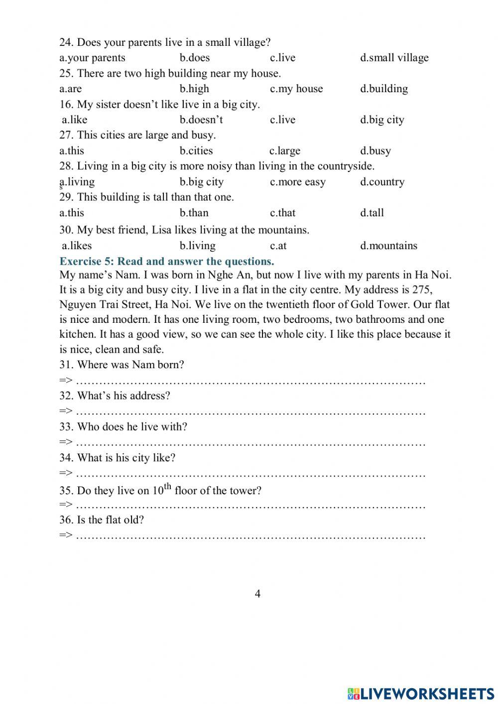 Review the first term