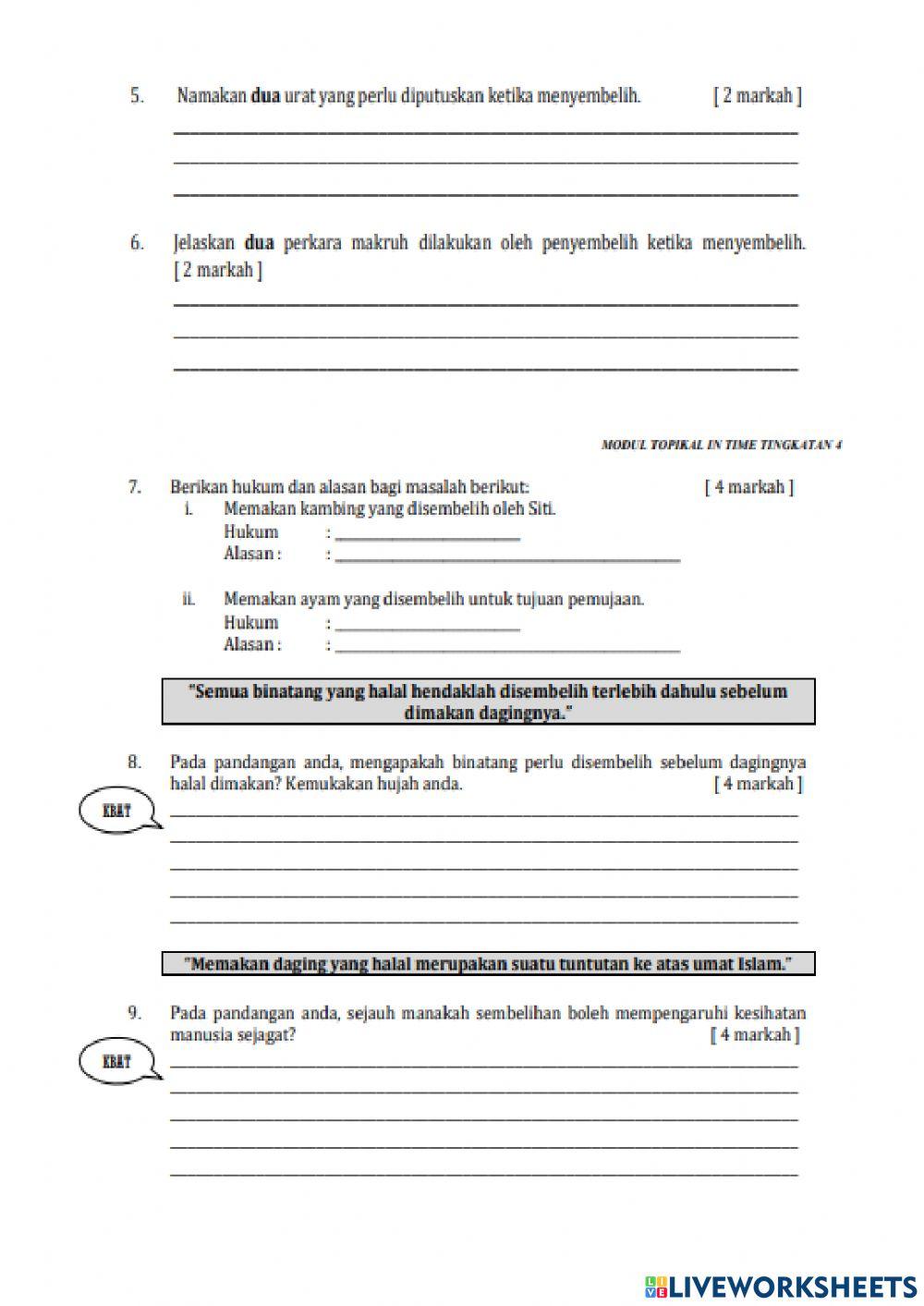 PELAJARAN 14 SEMBELIHAN