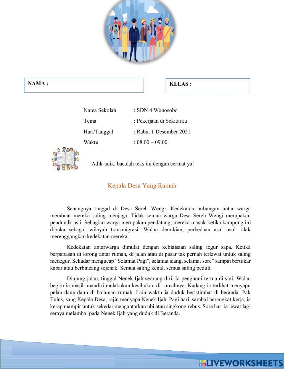 Pekerjaan di Sekitarku