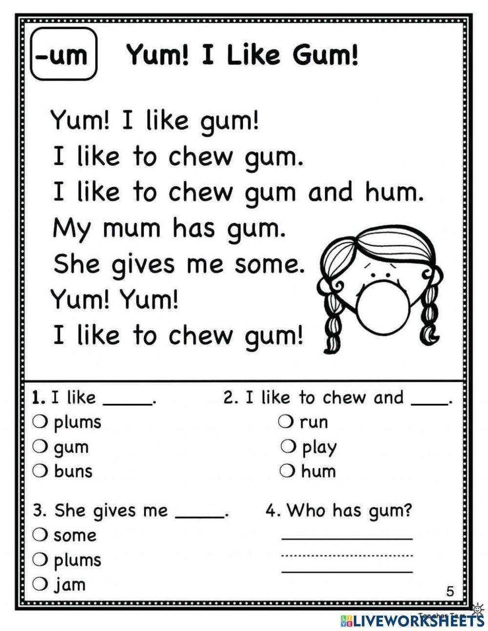 Lectura en ingles para ninos