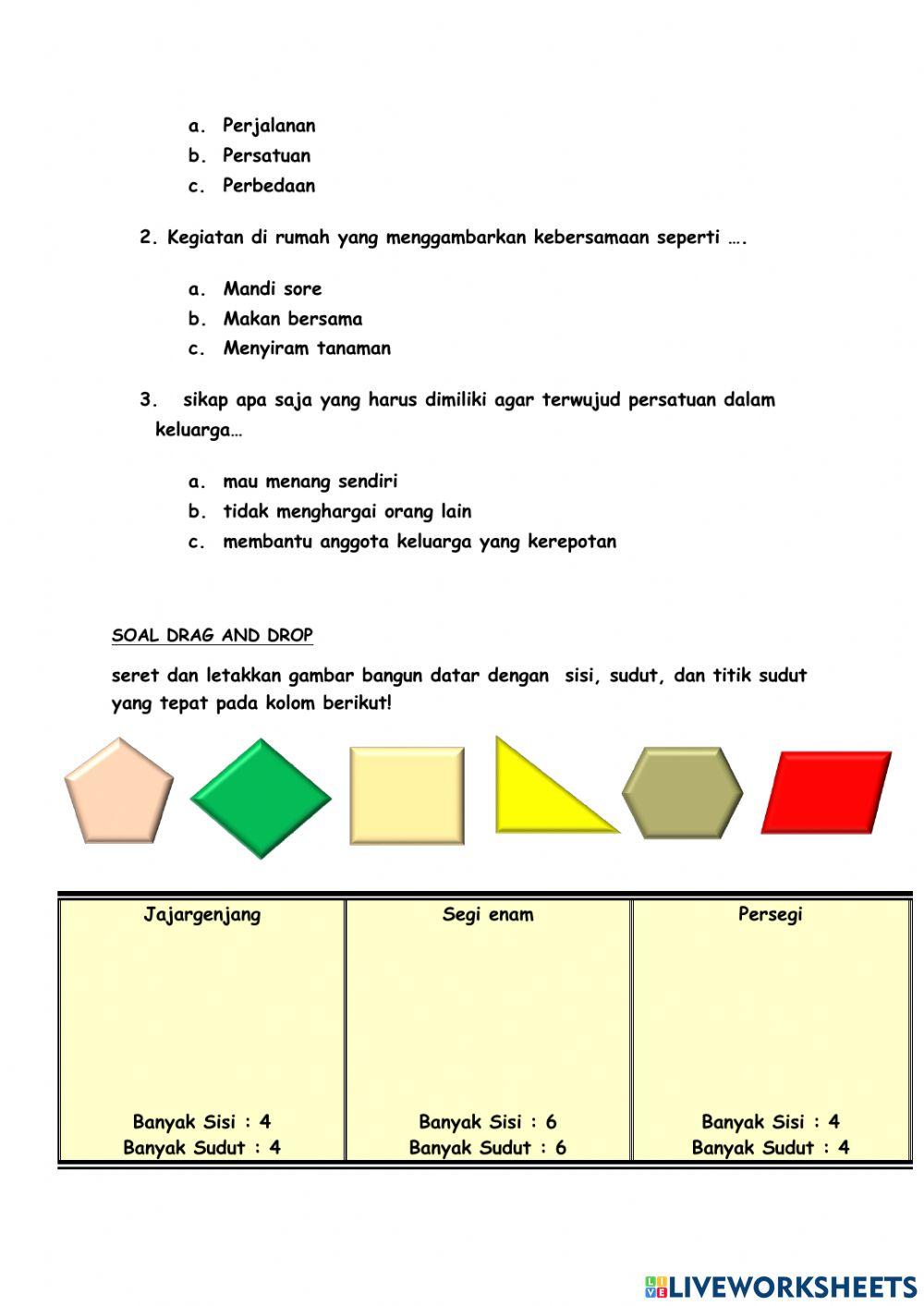 Lkpd interaktif hidup bersih dan sehat