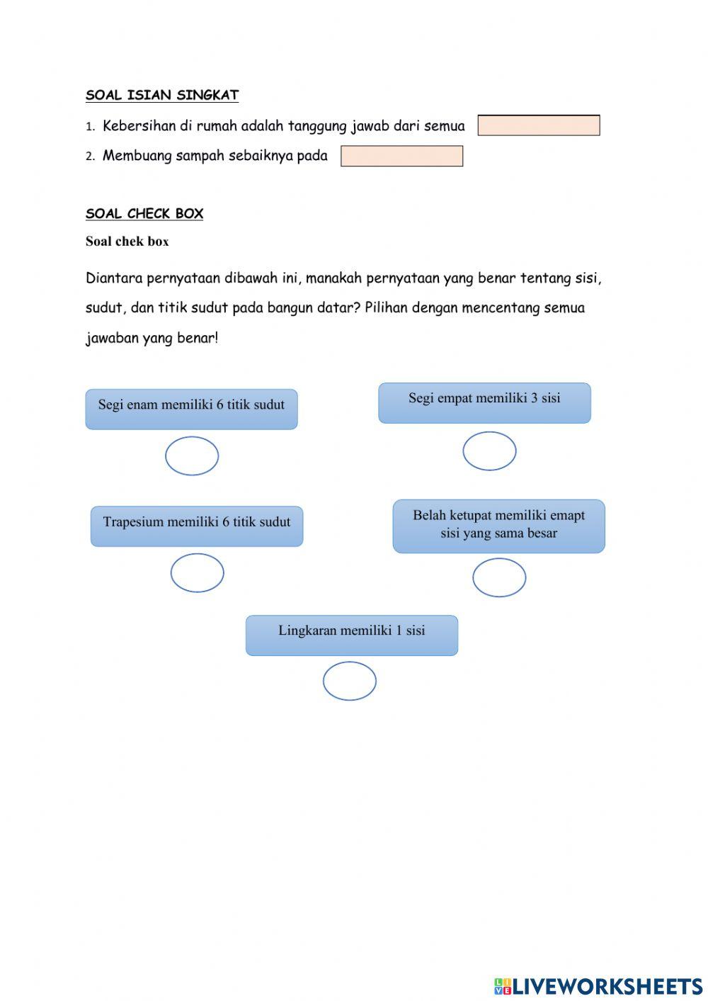 Lkpd interaktif hidup bersih dan sehat