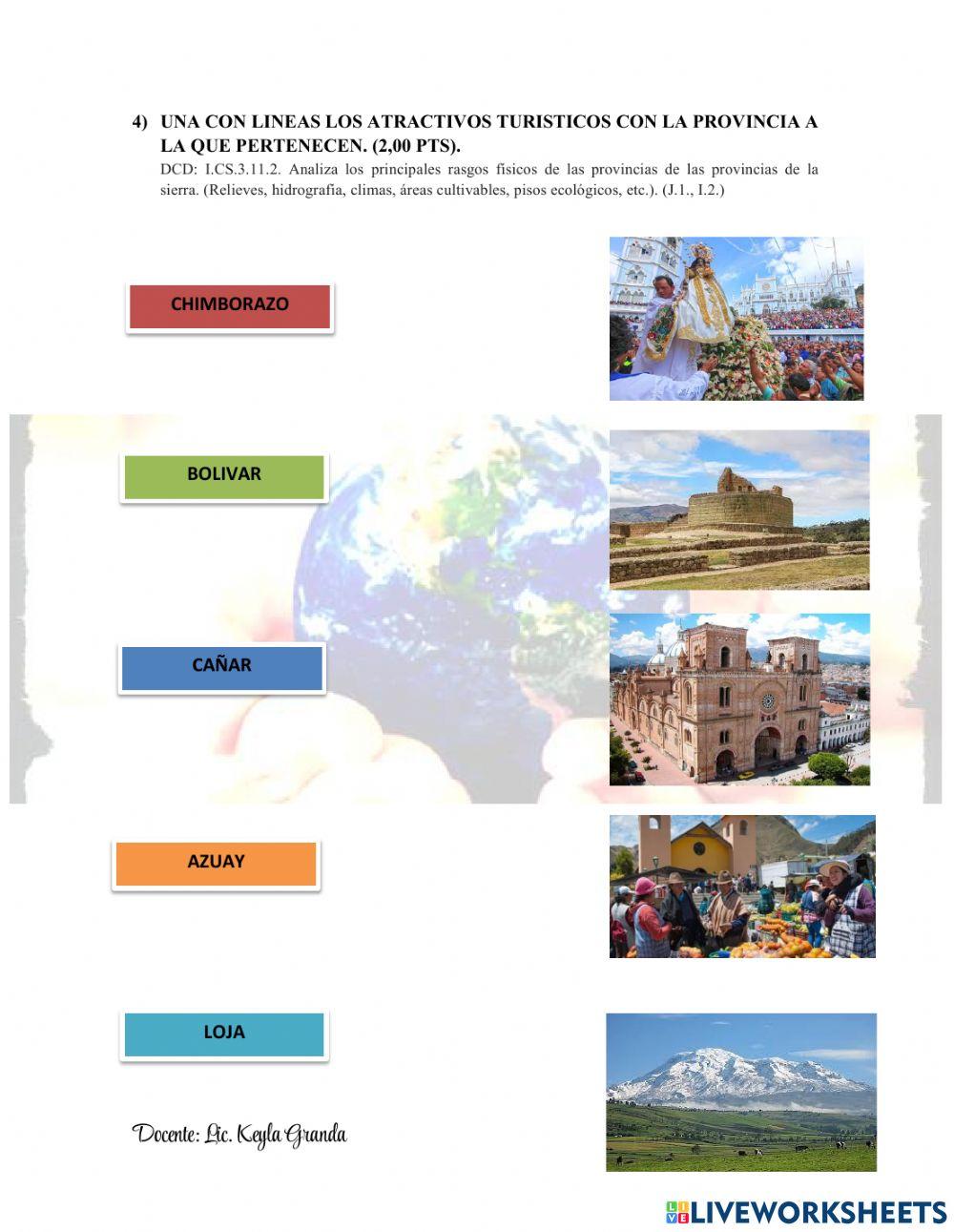 Examen 1P- 2Q 5to grado