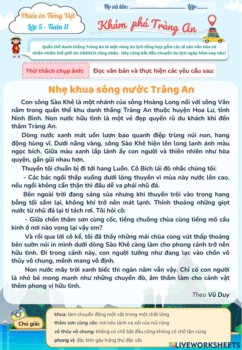 Ôn tiếng việt