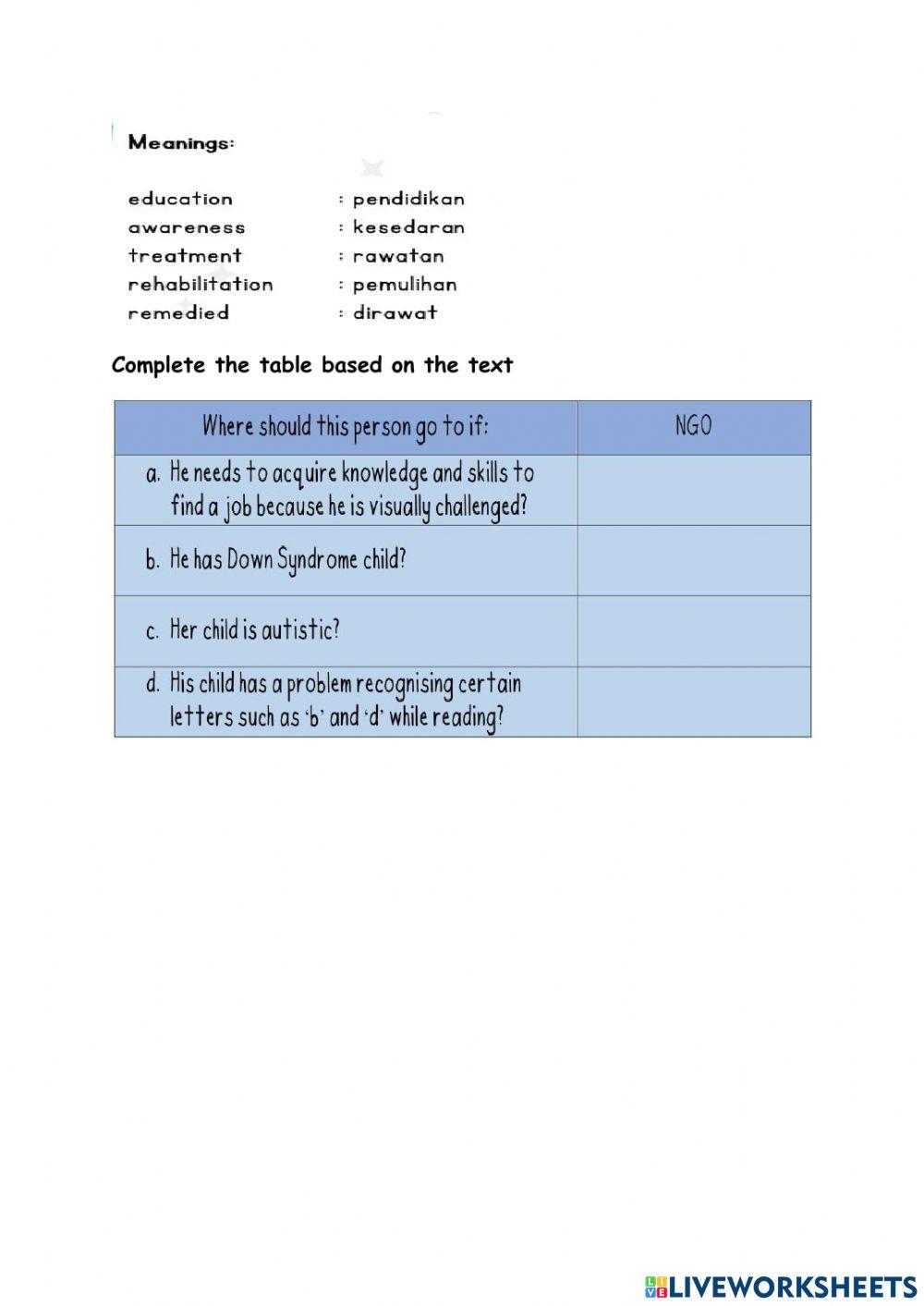 Year 6 : overcoming the odds