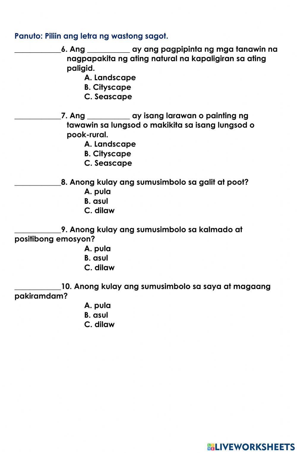 Arts module q2 week 4