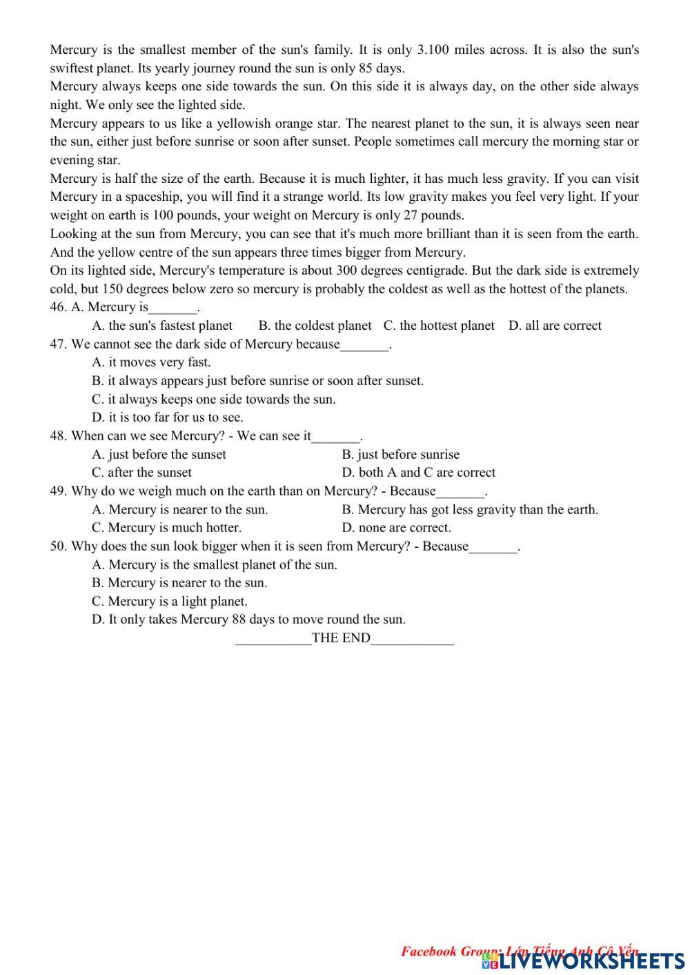 Đề thi thử số 5