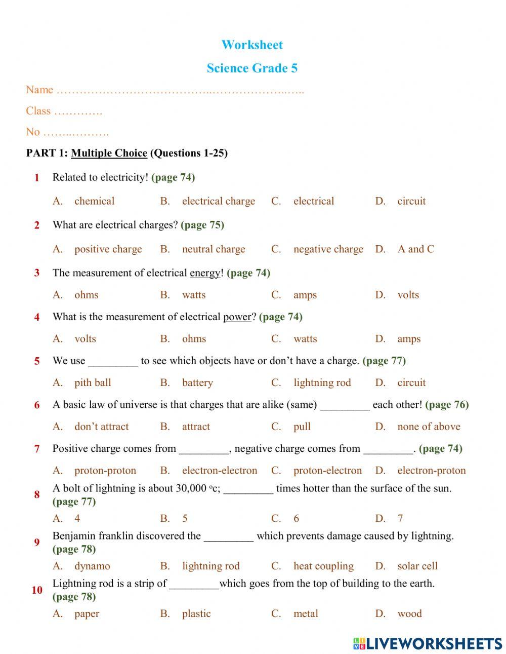 1709335 | Worksheet | Mohsenabdi | LiveWorksheets