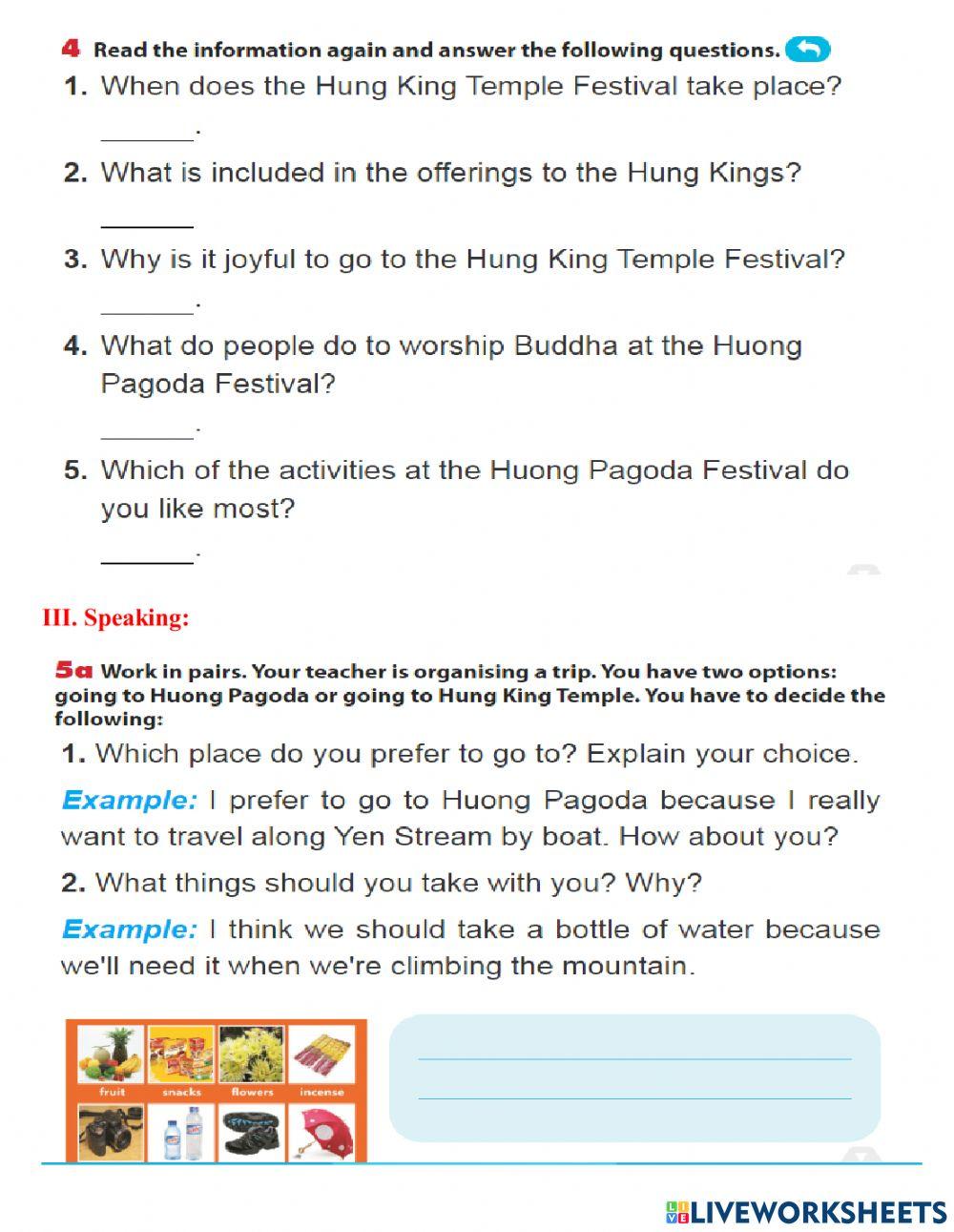 Unit 5 skills 1 online exercise for live worksheets
