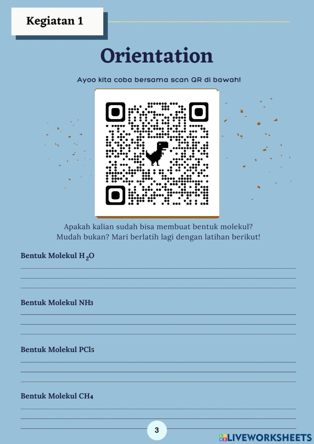 LKPD Bentuk Molekul