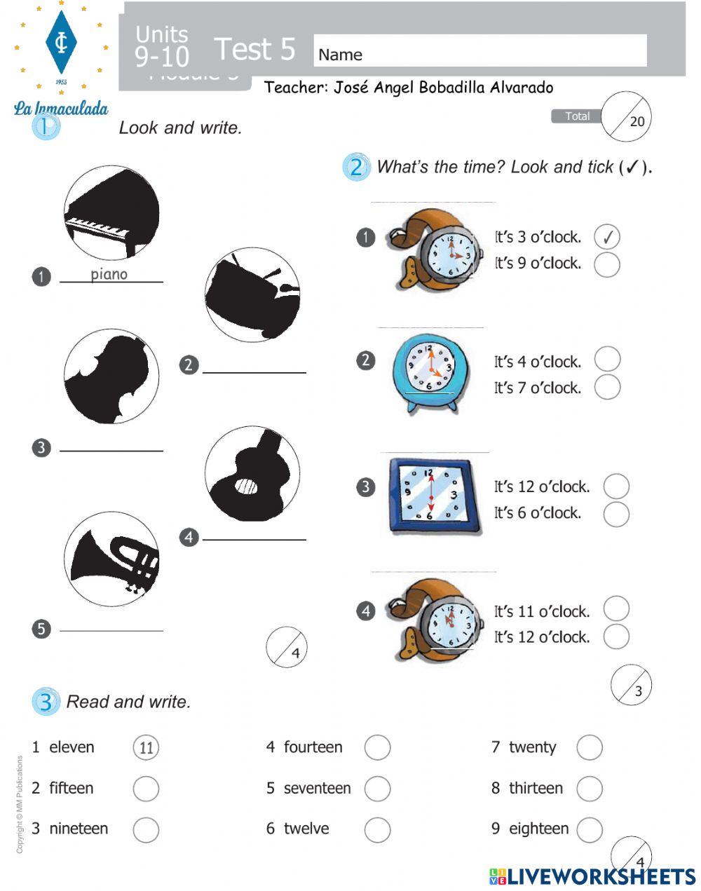 ENGLISH FINAL  TEST 3 JOSE BOBADILLA