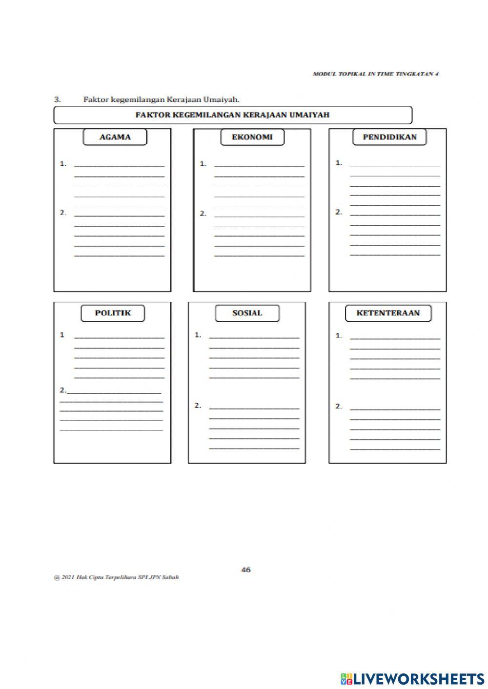 PELAJARAN 19 KERAJAAN UMAIYAH
