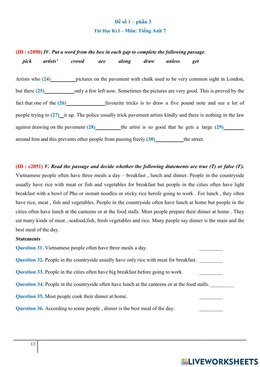 L7 - Hk1 - Đề 1.3