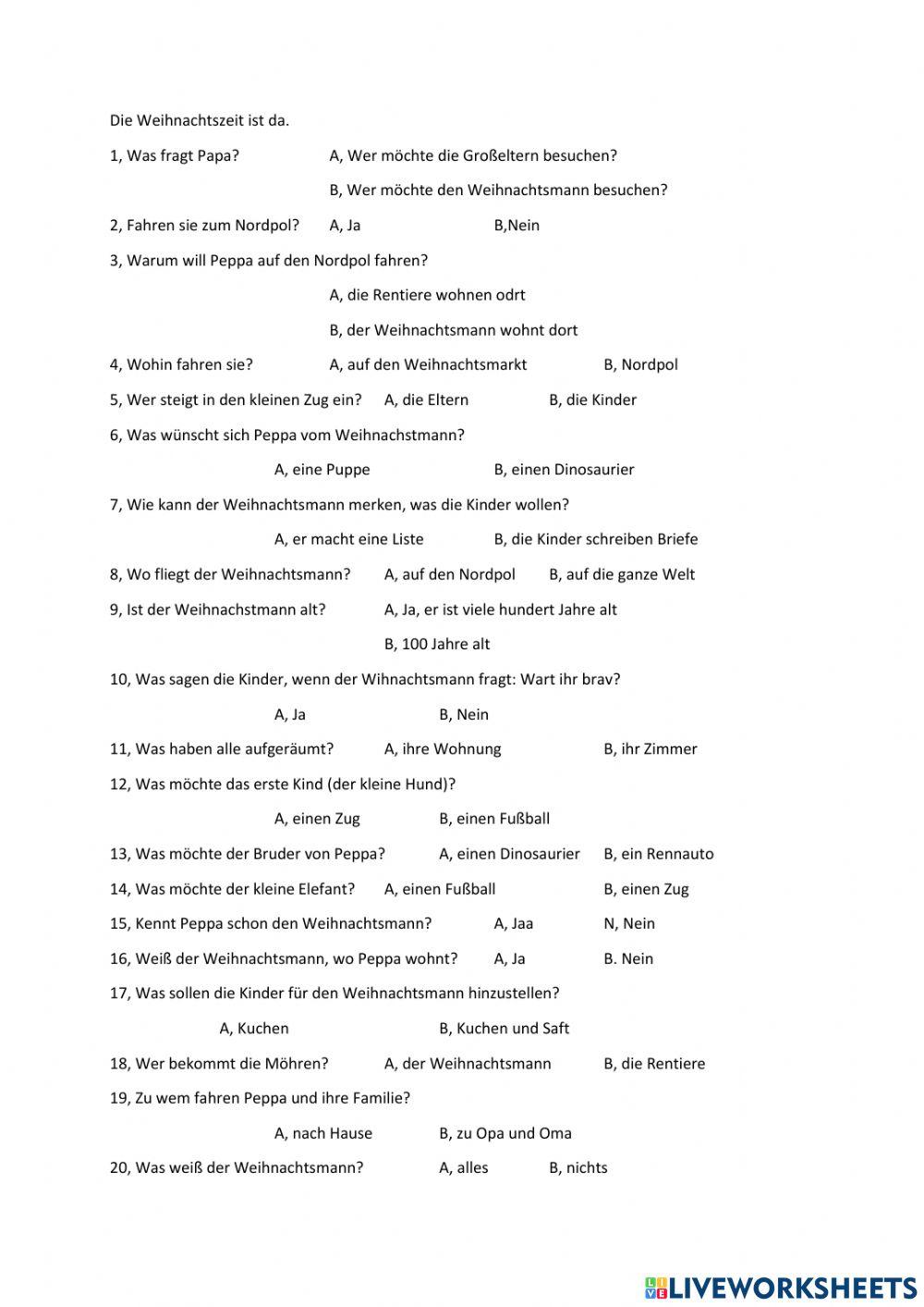 Weihnachtsmann - Peppa Wutz