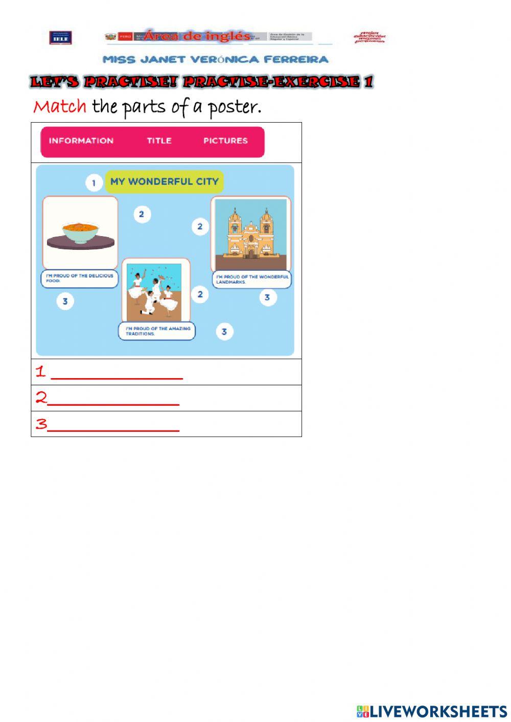 Activity 3: I LOVE PERU!