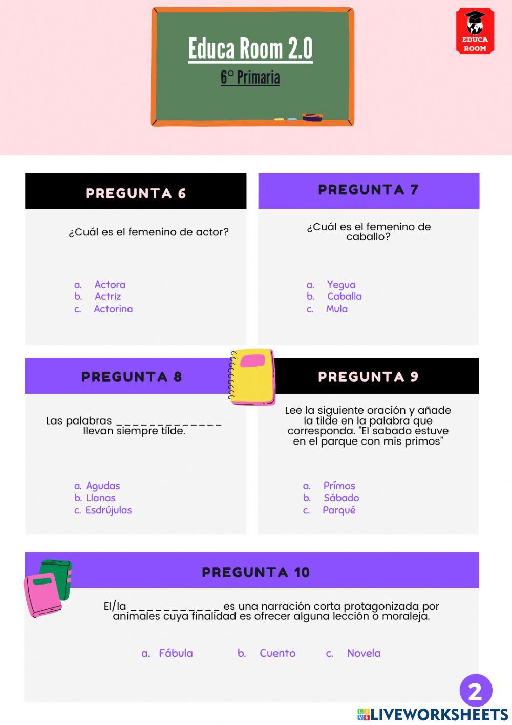 6º ud2 cuestionario 2 lengua