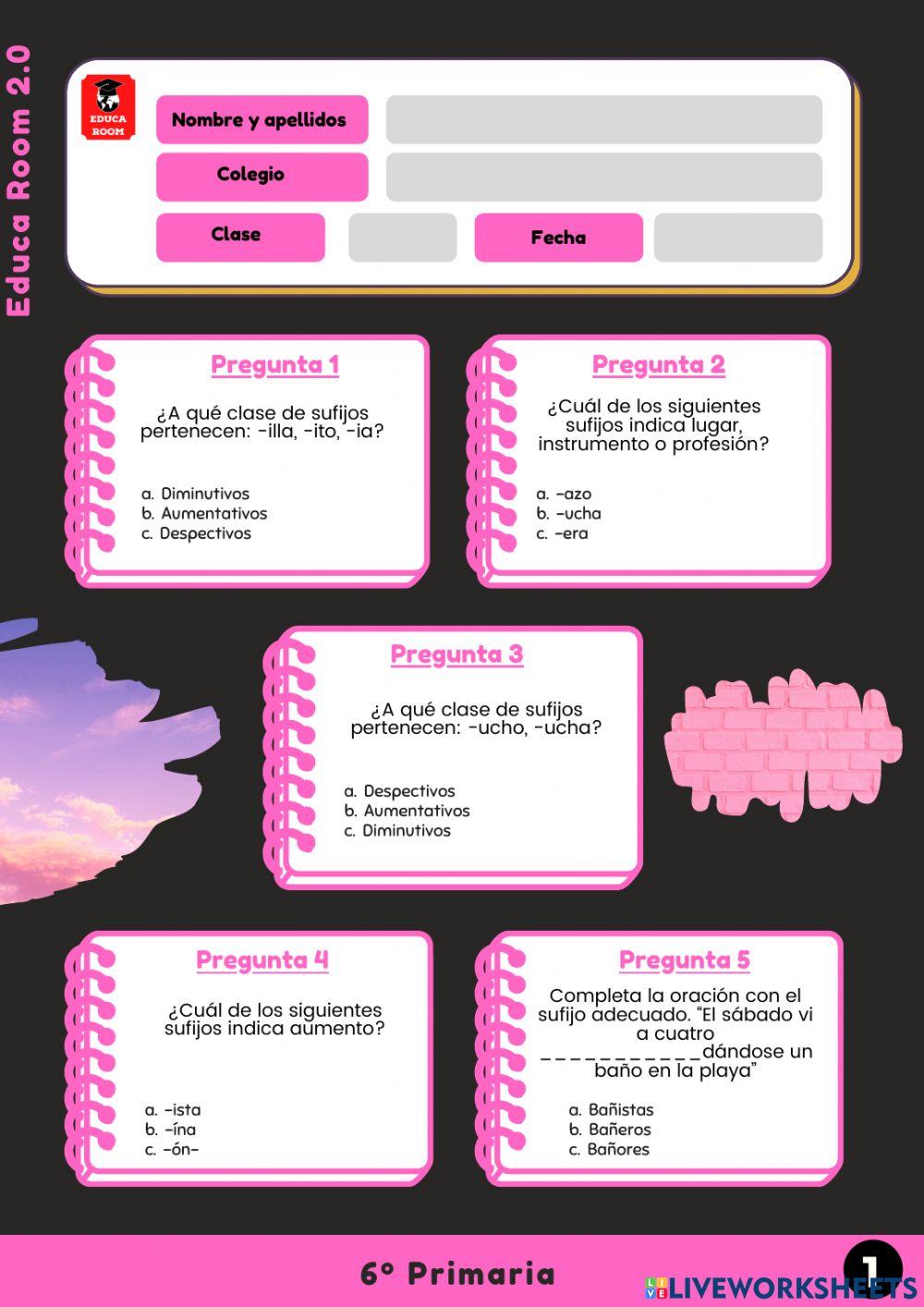 6º ud3 cuestionario 2 lengua