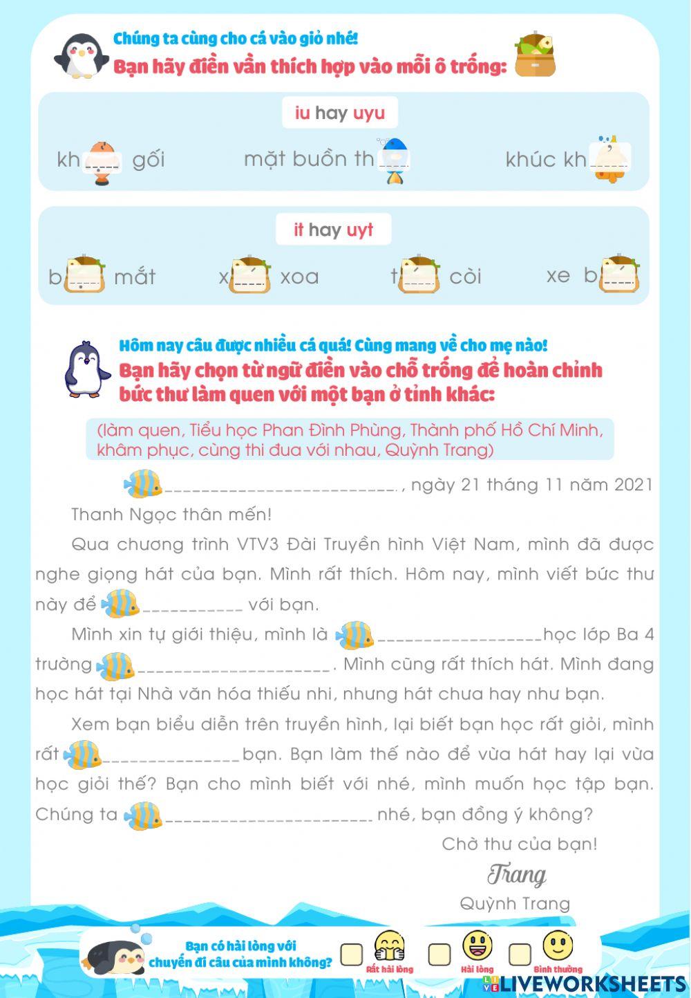 Ôn tập Tiếng Việt tuần 13