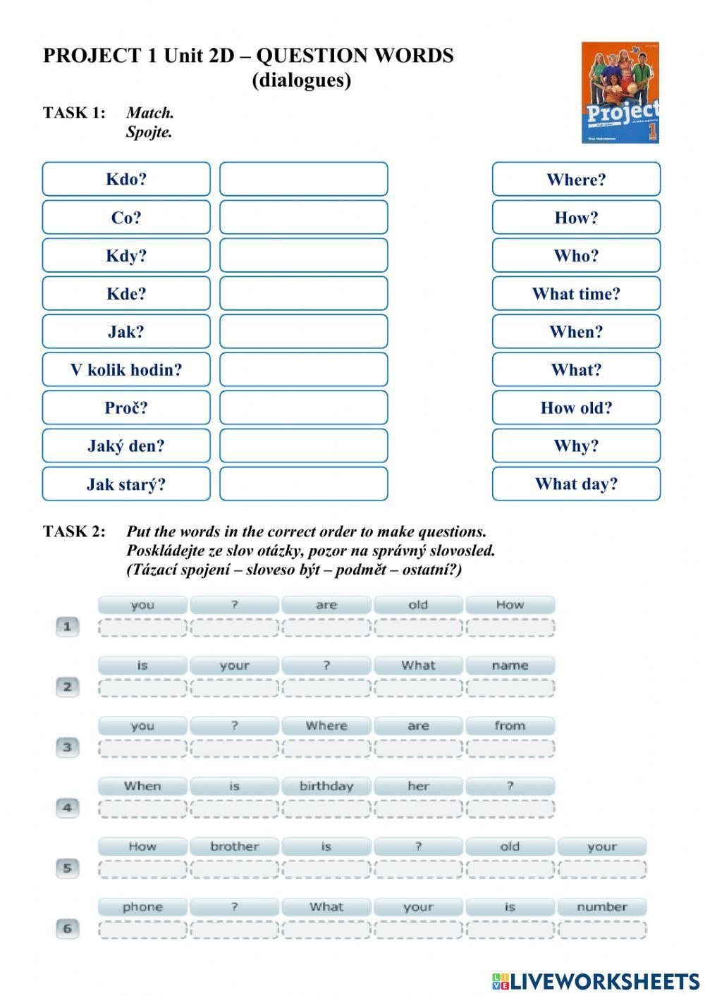 PROJECT 1 Unit 2D - QUESTIONS