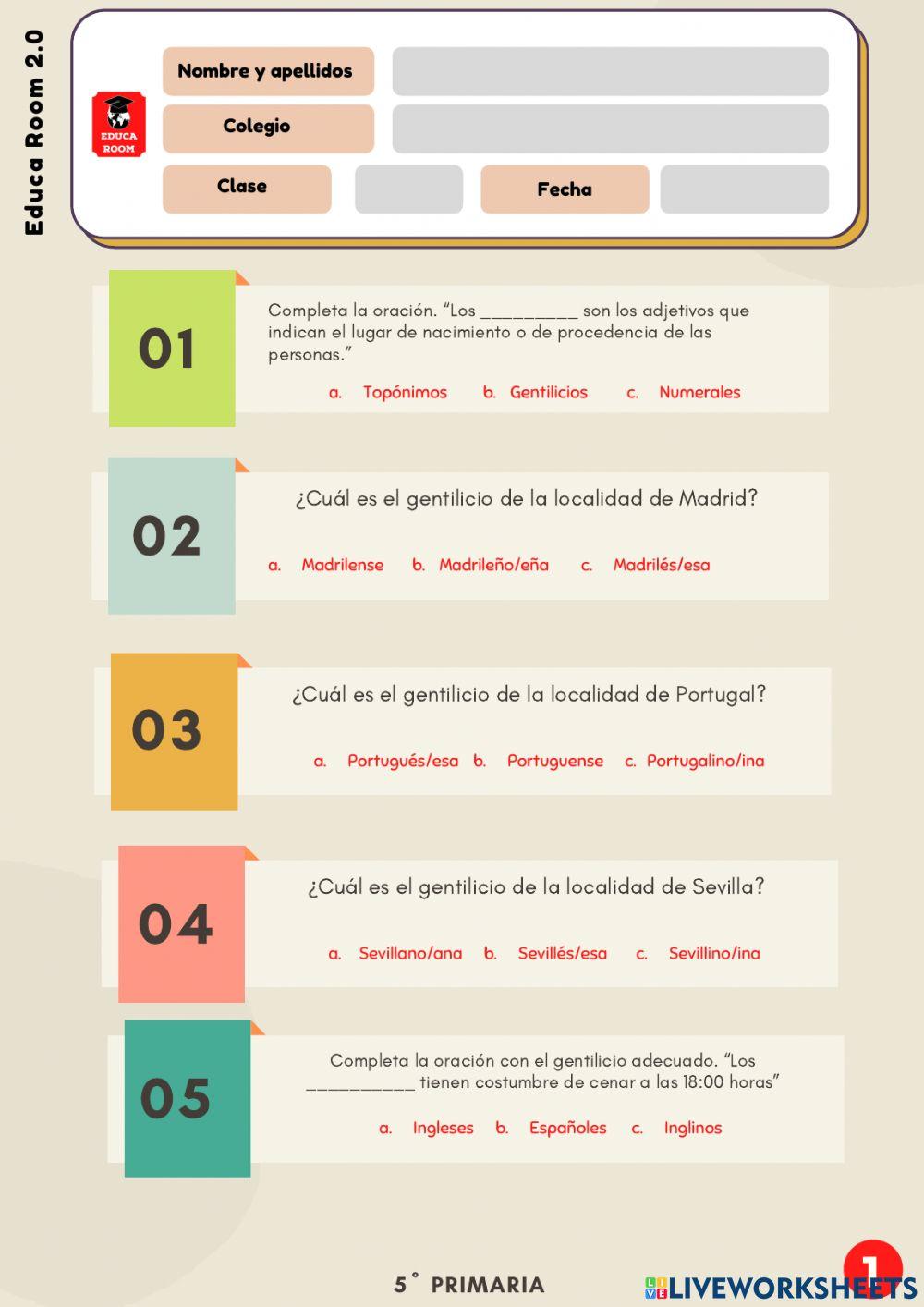 5º ud2 cuestionario 1 lengua