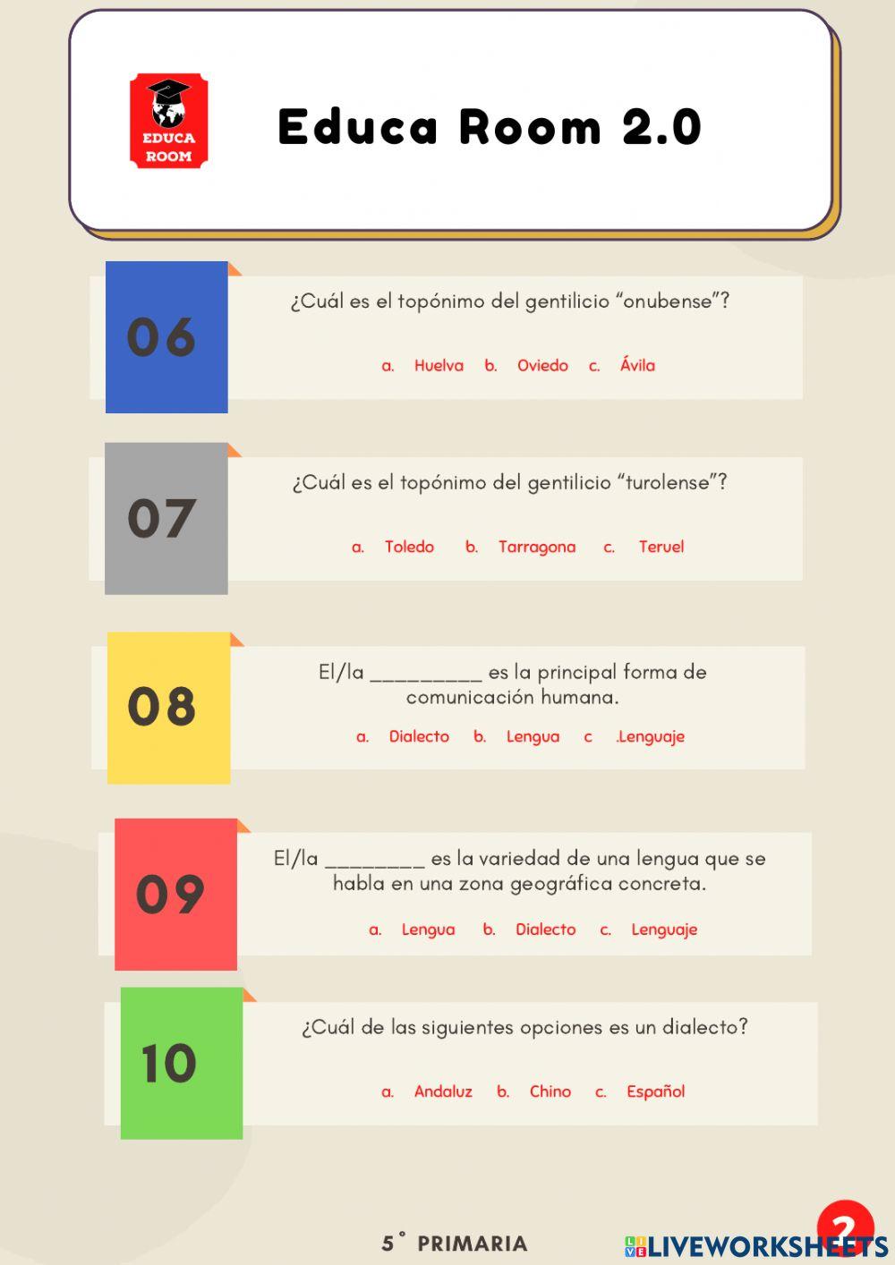 5º ud2 cuestionario 1 lengua